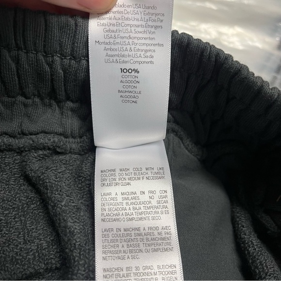 MOTHER The Knock Out Ankle Jogger Sweatpants in Faded Black - Picture 10 of 13